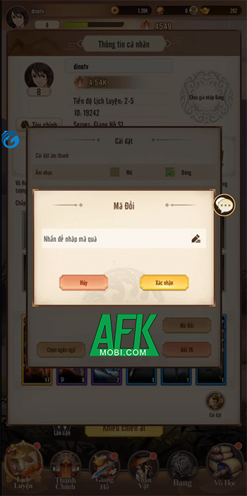 Tổng hợp gift code game Thiếu Hiệp Xin Dừng Bước mới nhất trong tháng