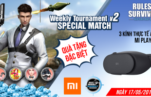 Rinh kính thực tế ảo Mi Play 2 khi thi đấu ROS Mobile Weekly Tournament