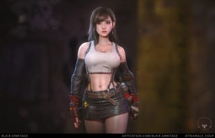 Vẻ gợi cảm của nàng Tifa (Final Fantasy VII) dưới bàn tay tài hoa của họa sĩ nhà Riot