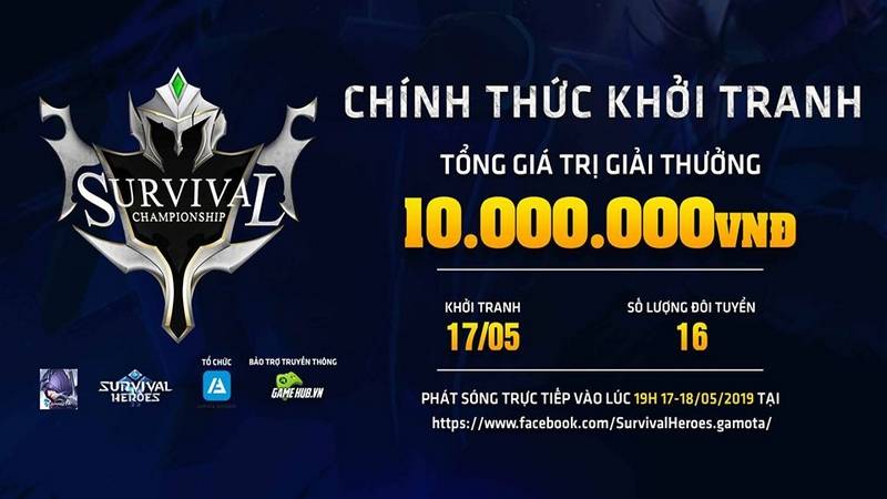 Survival Championship 1 chính thức khởi tranh - Giải thưởng 10 triệu sẽ gọi tên ai?