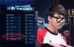 HOT: Profit góp mặt trong đội hình Team Flash tham dự Showmatch 'Thử Thách Tối Thượng'