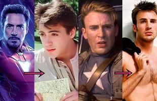 Choáng với ngoại hình cực phẩm của dàn Avengers nhà Marvel thời trẻ: Iron Man ăn đứt Captain America?