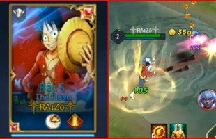 Game thủ mơ về dự án Liên Quân Mobile hợp tác One Piece: Luffy trở thành skin của The Flash