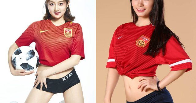 Hot girl Trung Quốc khoe ảnh xinh đẹp cổ vũ đội nhà lọt vào vòng bảng 3 World Cup