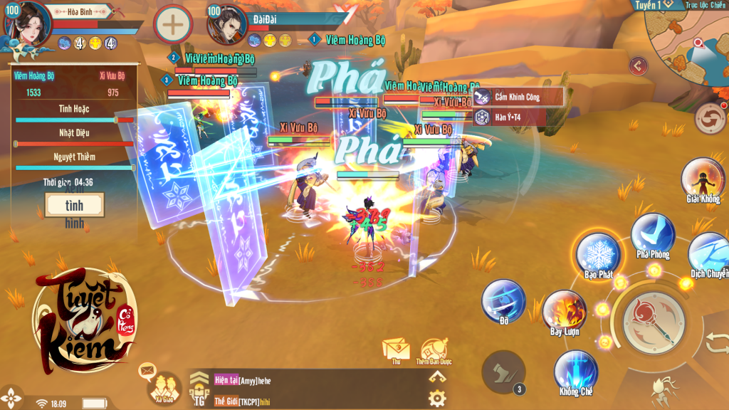 Game4V tặng bộ giftcode Tuyệt Kiếm Cổ Phong Mobile mừng Closed Beta 17/06