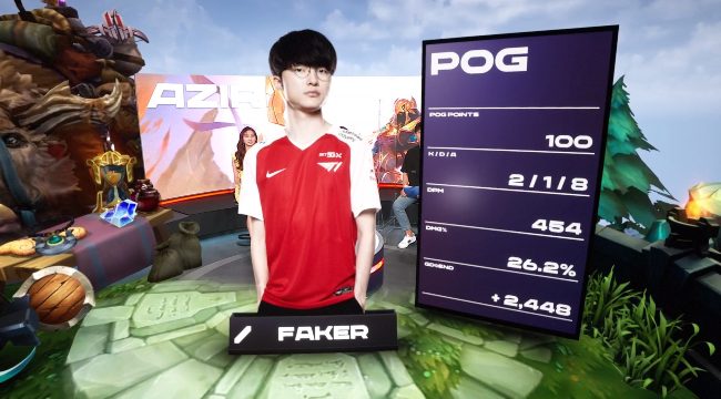 LMHT: Faker giành double MVP, T1 dễ dàng đánh bại Fredit BRION