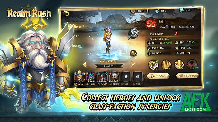 Realm Rush – Brave the Chaos game chiến thuật đấu tướng theo hơi hướng cờ tự động