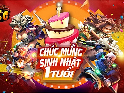 Tam Quốc GO tưng bừng với các hoạt động cực hot trong tháng kỉ niệm sinh nhật 1 năm của Game