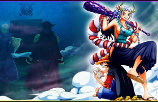 Những hình ảnh ấn tượng nhất trong One Piece chapter 985, Luffy và Yamato bắt đầu hành động