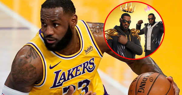 Fortnite tiếp tục chơi lớn, mời huyền thoại bóng rổ LeBron James làm nhân vật mới trong game