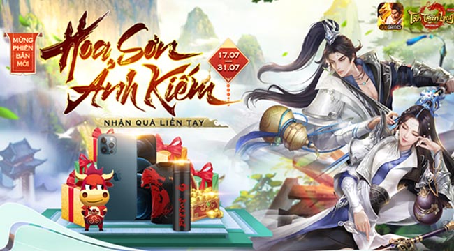 Cộng đồng Tân Thiên Long Mobile VNG nóng từng ngày với loạt event “chào đón” môn phái mới Hoa Sơn