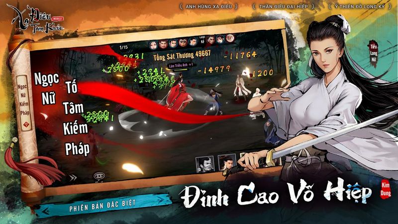 Chơi ngay game đứng top Appstore suốt tuần qua – Xạ Điêu Tam Khúc Mobile