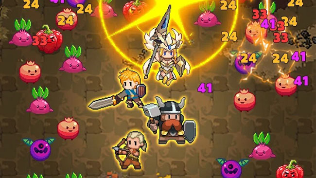 Dungeon Raid: game idle nhập vai với đồ họa pixel siêu giải trí