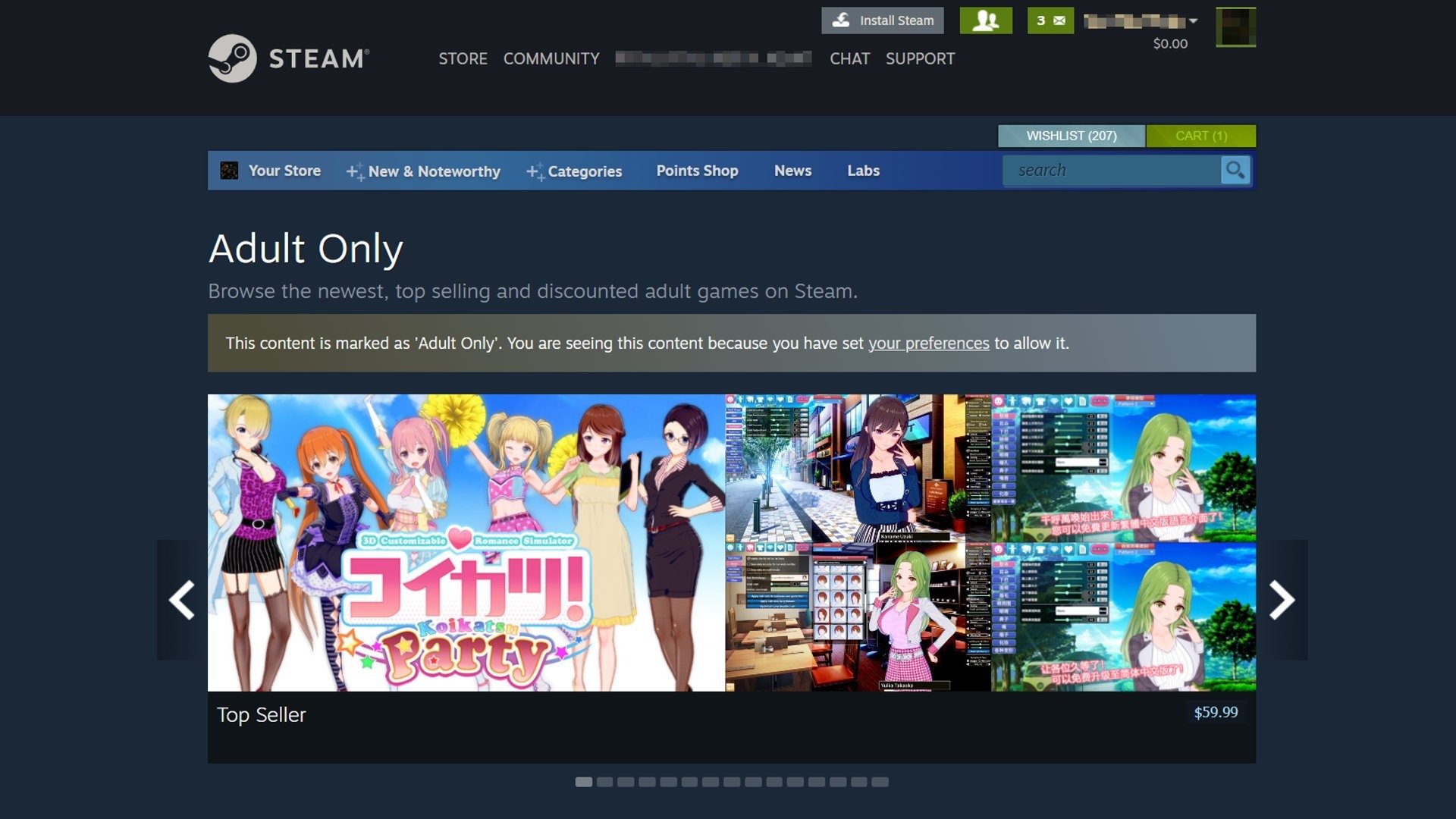 Steam Bất Ngờ Có Động Thái Gay Gắt Hơn Với Các Trò Chơi Dành Cho Người Lớn