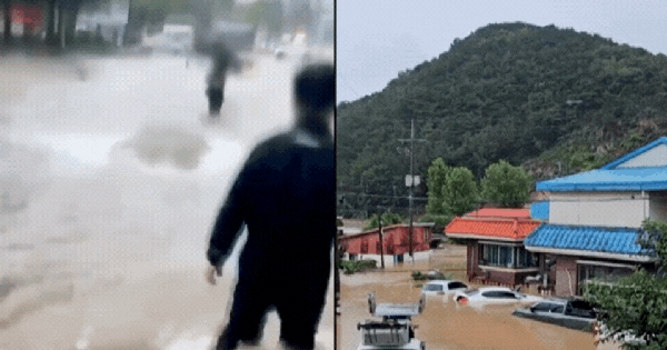 Toàn cảnh mưa lũ lịch sử 200 năm có một nhấn chìm Hàn Quốc: Nhiều nơi bị cô lập, hơn 500 trường học phải đóng cửa, đã xuất hiện thương vong