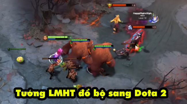 Các vị tướng LMHT bất ngờ xuất hiện trong Dota 2