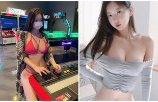 Mặc bikini xuống phố chơi điện tử xèng, nữ streamer từng bị 