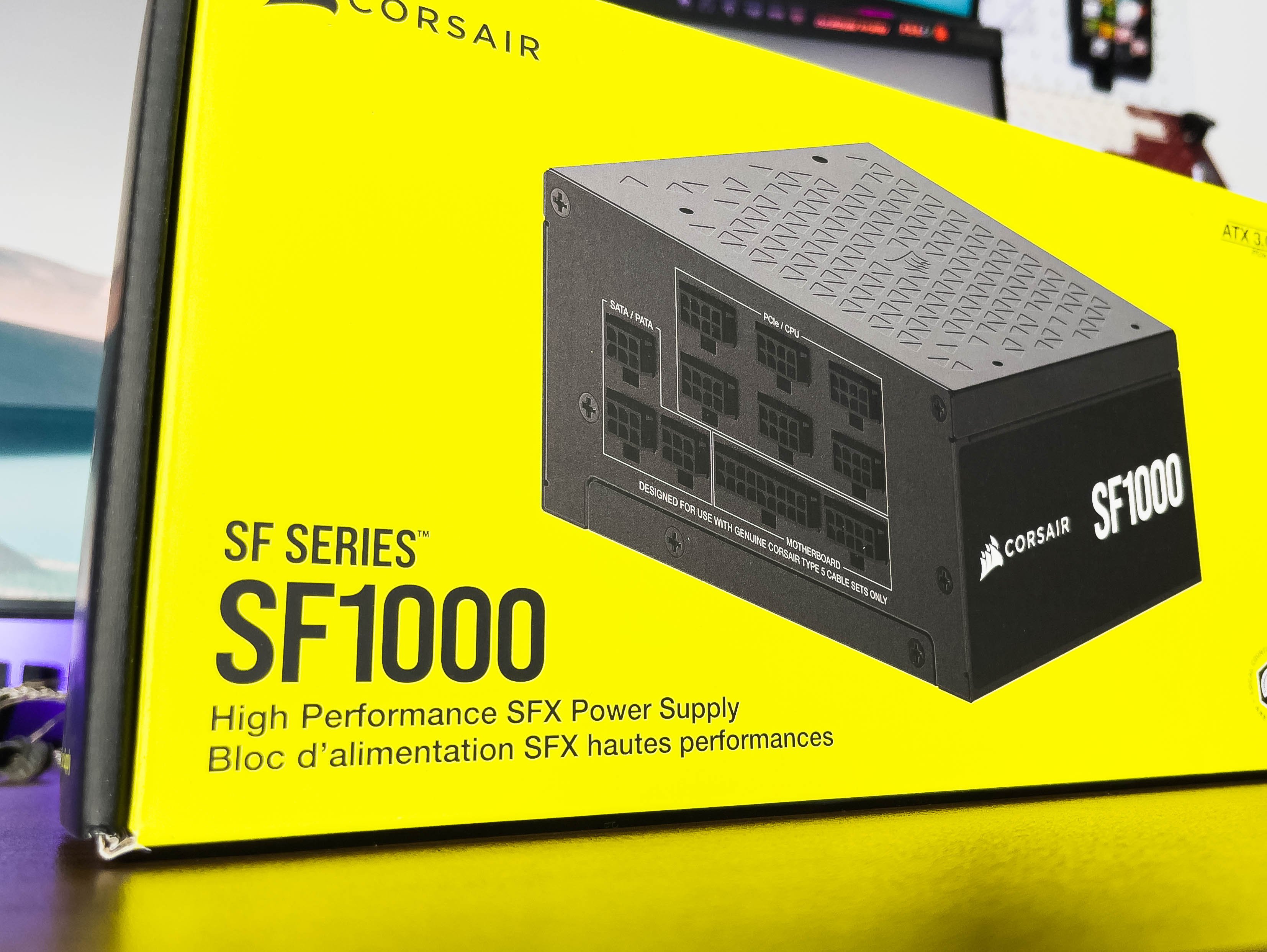 Corsair SF1000 - Bộ Nguồn SFX 1000W Mạnh Mẽ, Nhỏ Gọn, Hoàn Hảo Cho PC Gaming