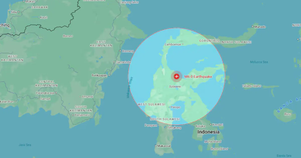 Động đất mạnh rung chuyển đảo Sulawesi của Indonesia