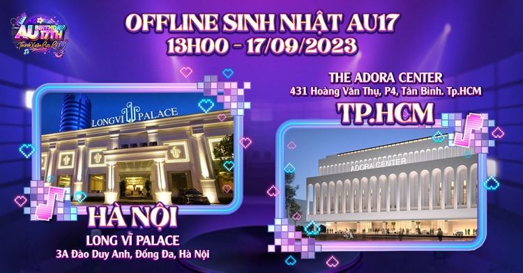 Điểm hẹn cuối tuần! Offline sinh nhật Audition 17 tuổi sẽ được tổ chức vào ngày 17/09