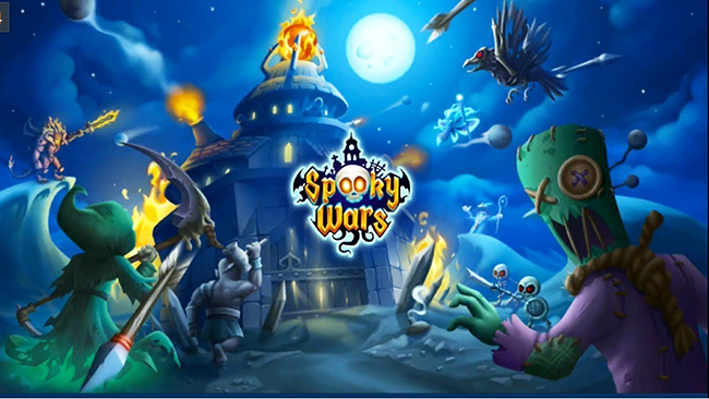 Spooky Wars – game thủ tháp thẻ tướng với đồ họa vui mắt