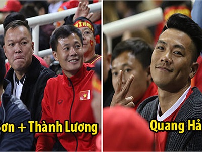 Chùm ảnh ấn tượng nhất AFF: Thế hệ đàn anh vô địch AFF Cup 2008 tề tựu ở Mỹ Đình chứng kiến đàn em giành cúp vàng Đông Nam Á