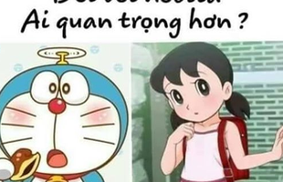 Đối với Nobita, bạn thân Doraemon hay bạn gái Shizuka quan trọng hơn?