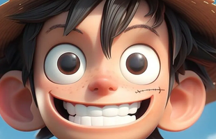 AI hô biến các nhân vật One Piece theo phong cách hoạt hình Pixar