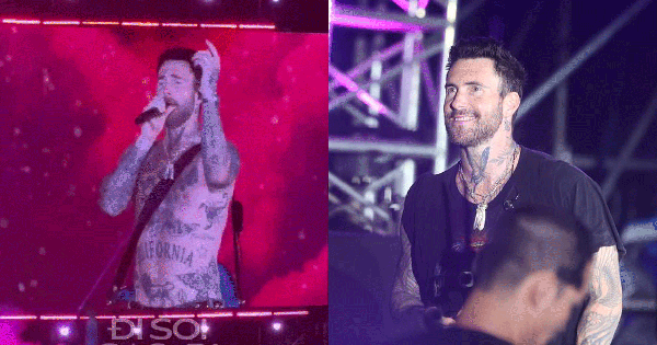 Adam Levine khoe body và visual ấn tượng, hứa sẽ sớm trở lại Việt Nam trong thời gian gần nhất