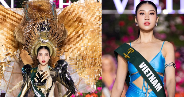 Bán kết Miss Earth 2023: Thi bikini dưới thời tiết 15 độ, trang phục đầu voi của Lan Anh bỗng viral khắp MXH