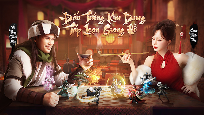 Vào game Đại Hiệp Tap Tap nâng chén thỏa thích, nhận ngay hiệp khách bá đạo!