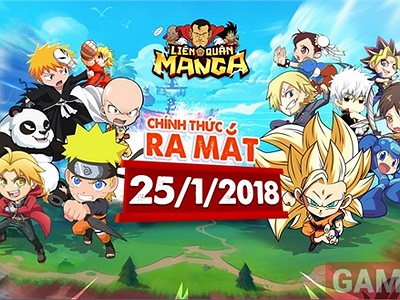 Liên quân Manga: Game mobile siêu bựa, tung Teaser hẹn ra mắt ngày 25/01