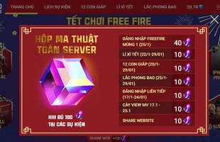 Free Fire: Garena hô hào tặng free Hộp Ma Thuật cho sự kiện Tết, game thủ lắc đầu ngán ngẩm vì phải 