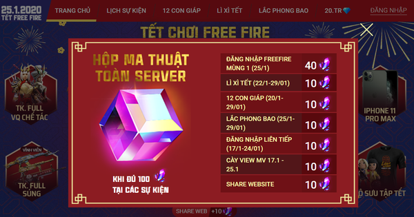 Free Fire: Garena hô hào tặng free Hộp Ma Thuật, game thủ lắc đầu ngán ngẩm vì phải 