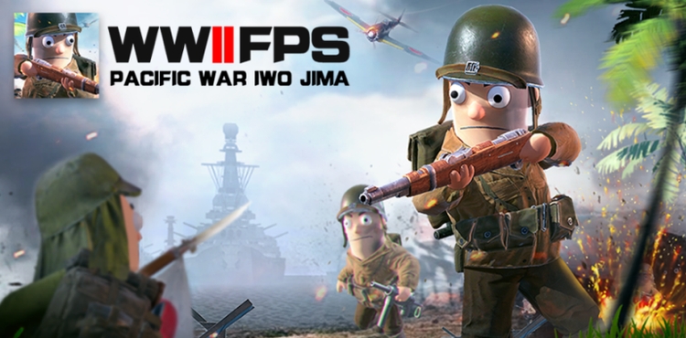 Pacifix War Iwo Jima:WW2 fps - Game bắn súng độc đáo trên nền tảng mobile