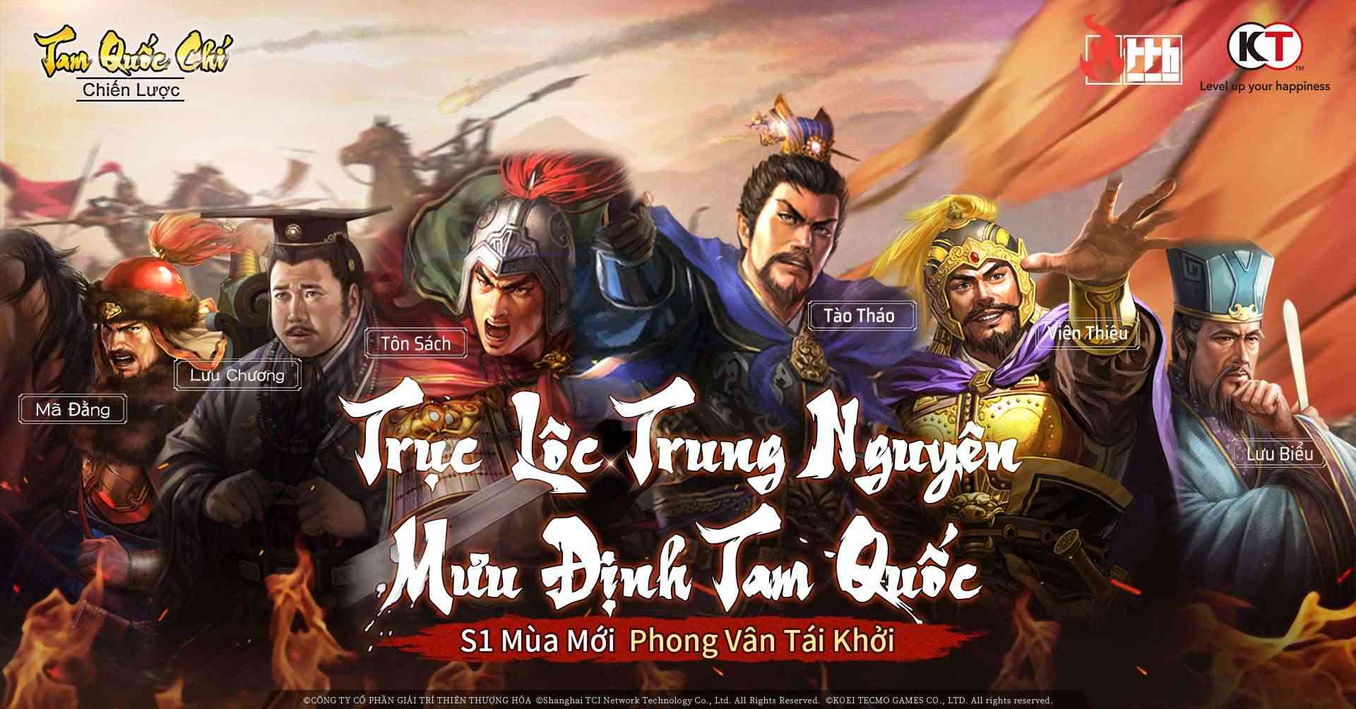 Tam Quốc Chí - Chiến Lược lần đầu ra mắt mùa giải SS1 'Trục Lộc Trung Nguyên' trên toàn cầu với lối chơi độc đáo cùng phúc lợi nhân đôi