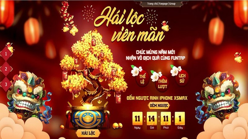 Game thủ Việt trúng Iphone Xs, TV Samsung, Heo vàng,… từ sự kiện Hái Lộc Đầu Xuân của Funtap