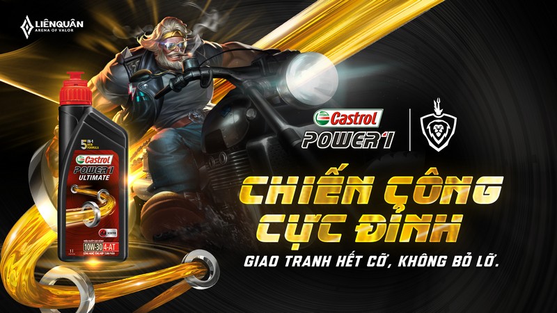 Castrol Power1 trở thành nhà tài trợ chính thức tại Đấu Trường Danh Vọng Mùa Xuân 2021