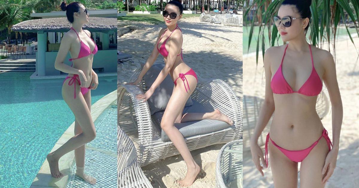 Ngọc Duyên diện bikini khoe vóc dáng đẹp như gái 18 