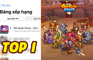 Mang phong vị độc đáo, Tam Quốc Chess chinh phục phần lớn game thủ, trở thành game #1 Chiến Thuật trên App Store