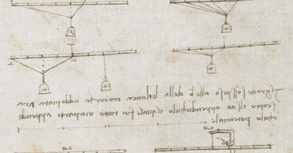 Bản phác thảo cho thấy thiên tài Leonardo da Vinci đã nắm bắt được lực hấp dẫn trước Isaac Newton cả một thế kỷ