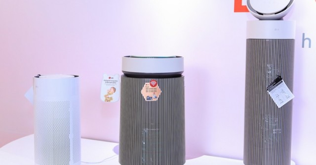 LG giới thiệu bộ đôi máy lọc không khí chuyên trị lông và mùi thú cưng