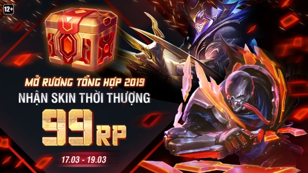 Rương Chủ Đề – “Mở Rương Tổng Hợp 2019 – Nhận skin thời thượng” từ 17/03 đến 19/03