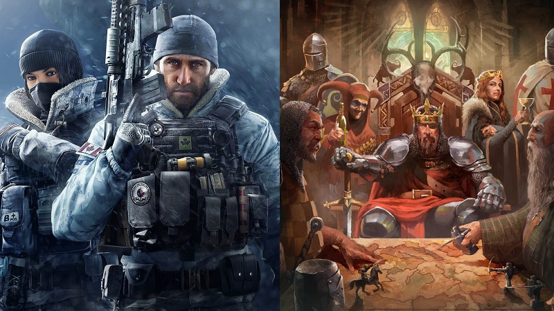 Chơi thử miễn phí Crusader Kings 3 và Tom Clancy's Rainbow Six Siege