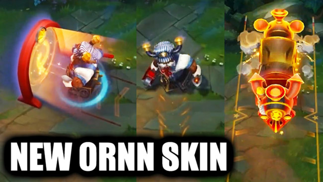 Ornn người lái tàu – skin fanmade từ lâu chính thức được Riot Games hiện thực hóa