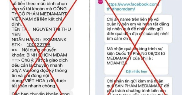 Cảnh giác trò lừa đảo giả danh các sàn thương mại điện tử, siêu thị điện máy