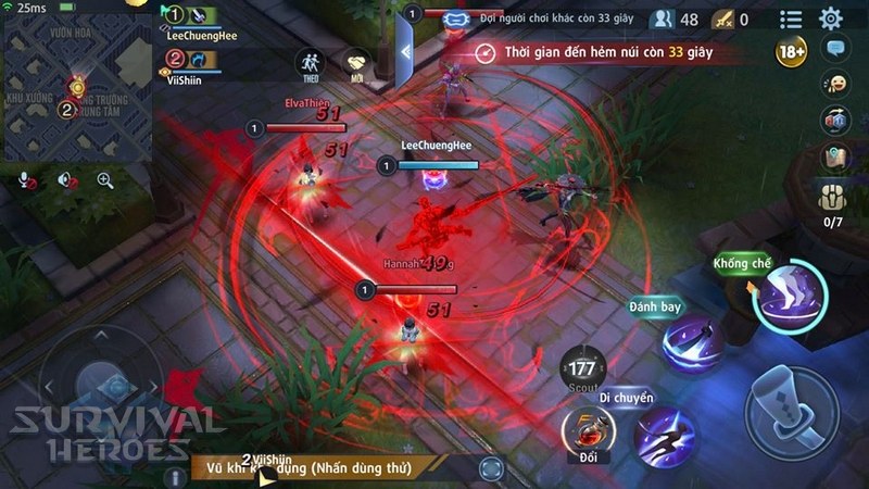 Top những Vũ Khí khiến game thủ “phát cuồng” trong Survival Heroes