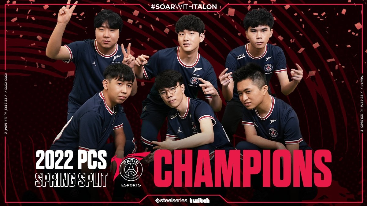 PSG Talon giành vé tới Mid-Season Invitational 2022 sau chức vô địch tại vòng play-offs PCS Spring Split 2022