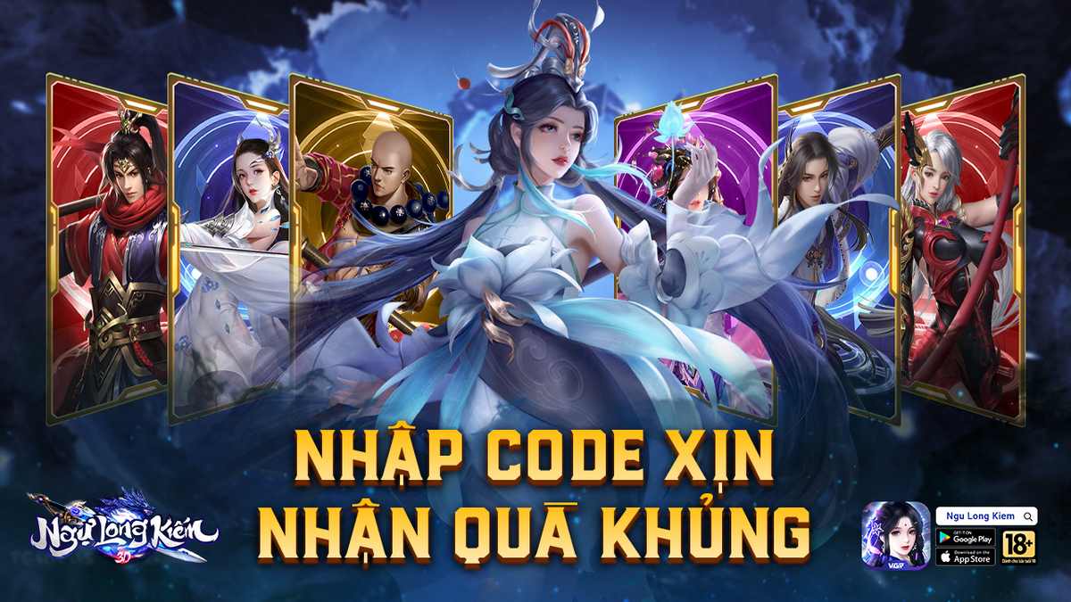 Tổng hợp giftcode Ngự Long Kiếm 3D nhân dịp ra mắt với nhiều vật phẩm giá trị