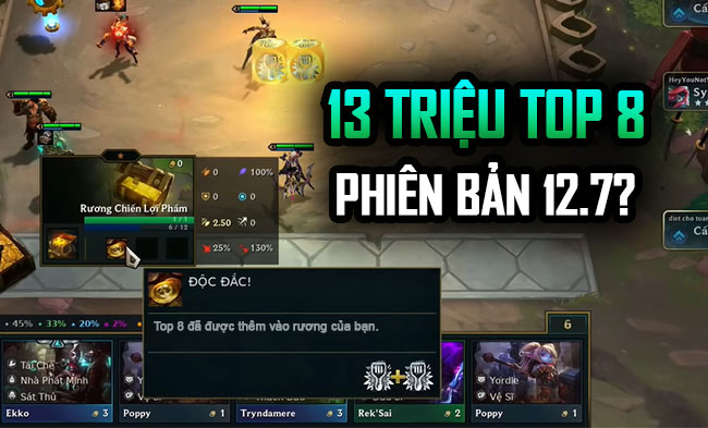 ĐTCL: Ngoại Binh đóng góp gần 13 triệu cái top 8 trong phiên bản 12.7, Riot Games tiết lộ phần thưởng cuối mùa 6